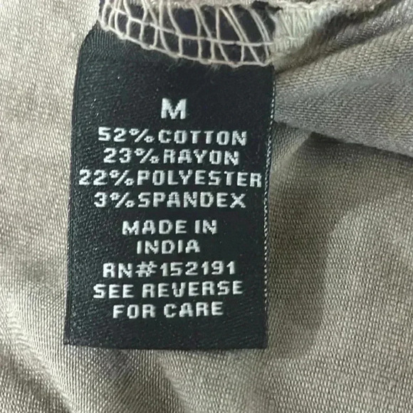 MYA & NU Women's Gray Short Sleeve Crop Top Size M - Picture 8 of 9